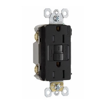 Pass & Seymour 15A BLK Self Test GFCI 1597TRBKCCD4